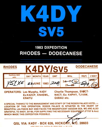 K4DY/SV5